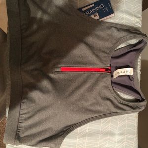 MPG Gray Sports Bra, Size L (NWT)